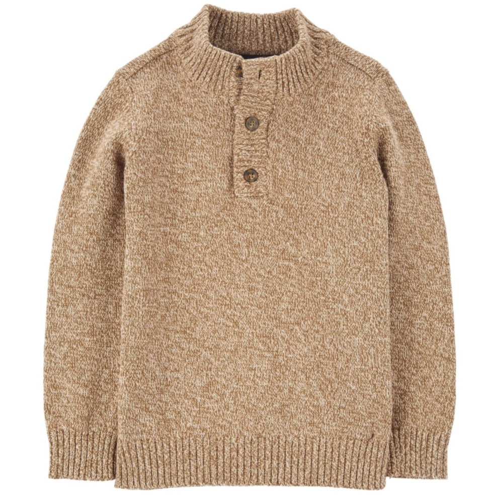 Carters Boys Knit Pullover Henley Sweater